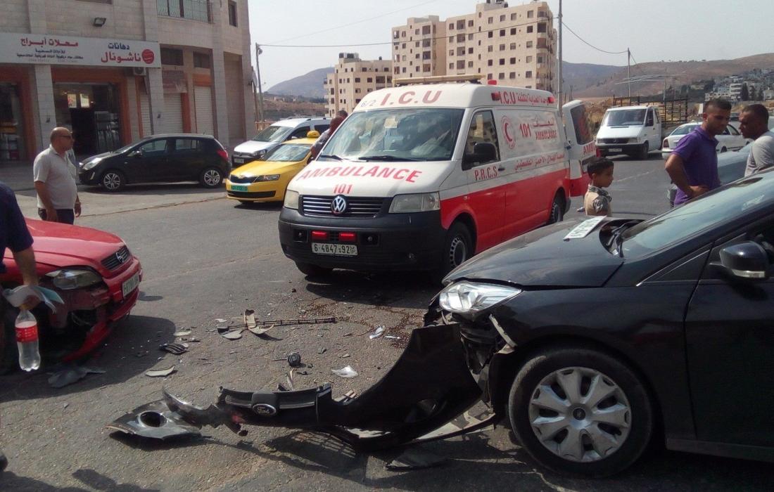 المرور بغزة: 6 إصابات بـ 18 حادث سير وقعت خلال الـ 24 ساعة الماضية