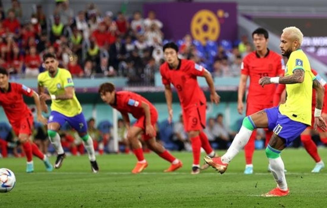 "البرازيل" تضرب كوريا الجنوبية برباعية في مونديال قطر