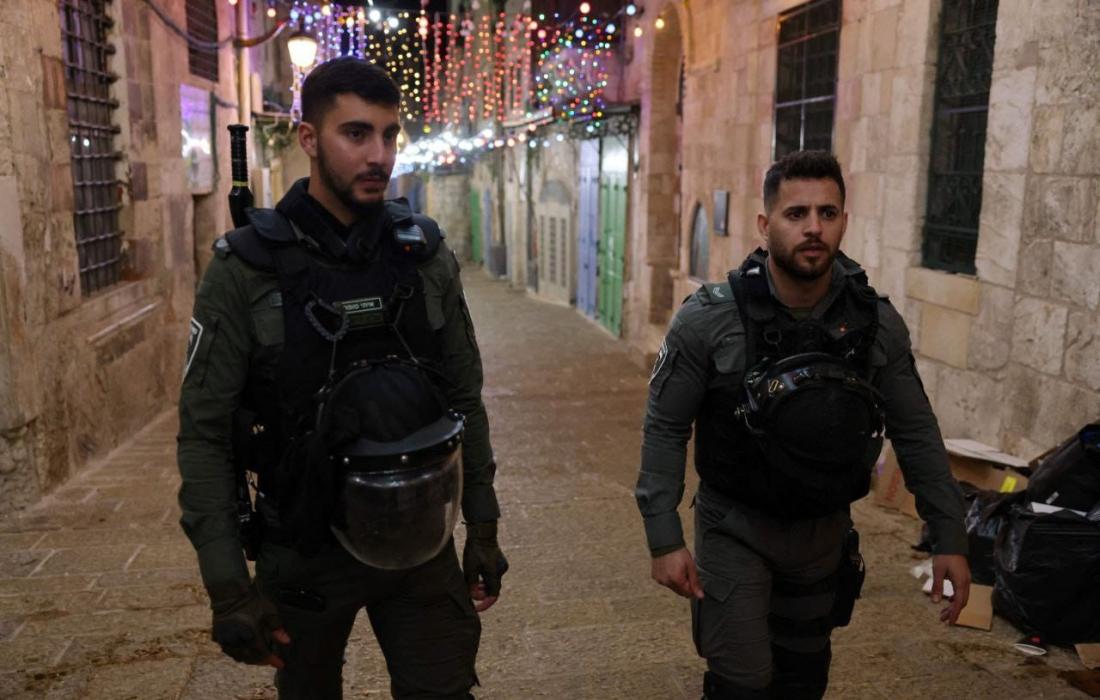 قوات الاحتلال الإسرائيلي في القدس 2023