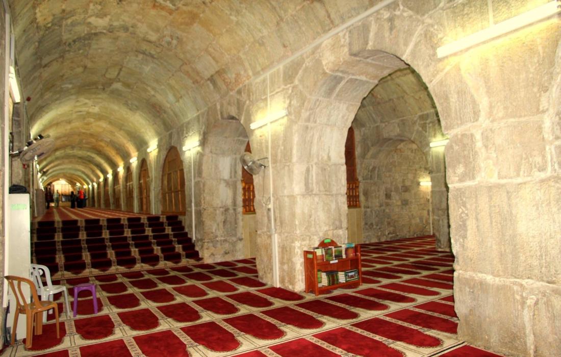 صورة للمسجد الأقصى من الداخل