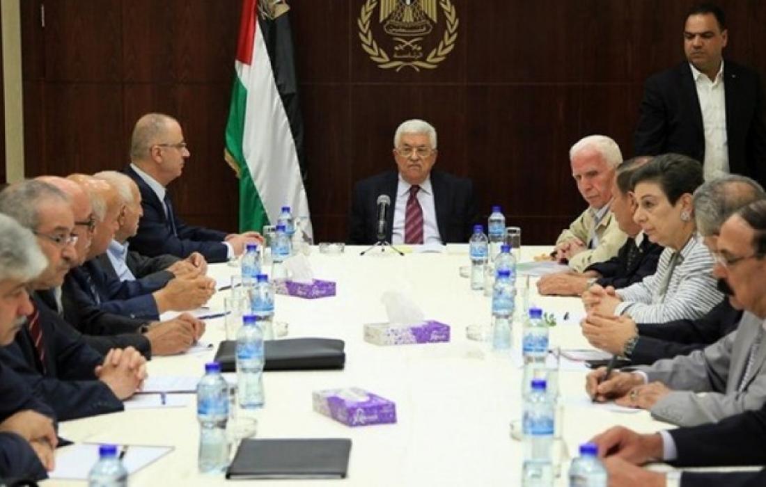 لجنة غزة تجتمع في مقر الرئاسة لمناقشة الورقة المصرية