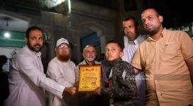 حماس والجهاد يكرمان عائلة الشهيد القائد في سرايا القدس' أحمد أبودقة 'فى مدينة خانيونس