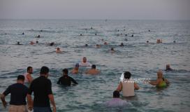 سباحة فى بحر  قطاع غزة (3).jpg