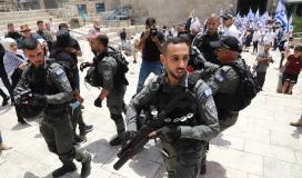 قوات الاحتلال تعتدي على المواطنين في القدس (1).jfif