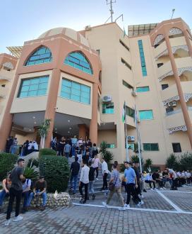 بالصور: بدء الدوام الجامعي في عدد من جامعات قطاع غزة