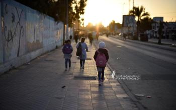 بالصور: انتظام الدراسة في مدارس محافظات قطاع غزة مع بدء الفصل الدراسي الثاني للعام 2021 - 2022