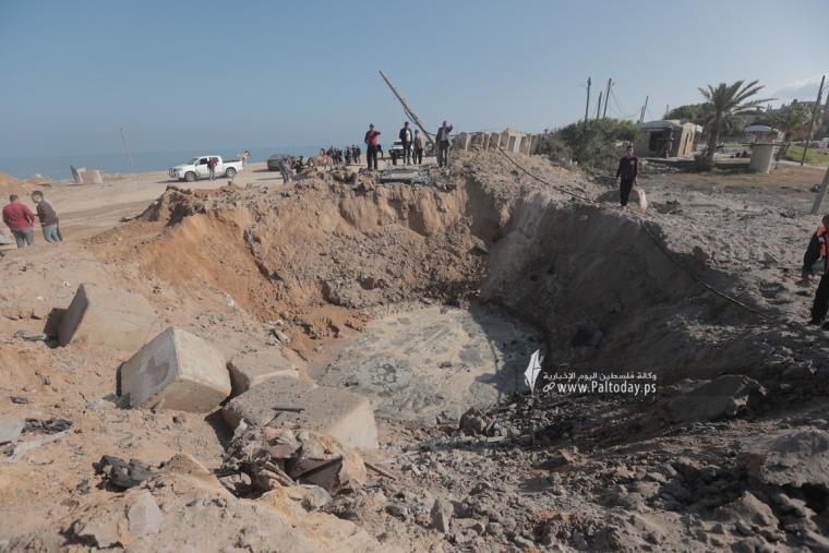 أضرار القصف الاسرائيلي على غزة والتي طالب منشآت ومدارس (12).JPG